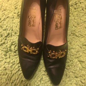 Salvatore Ferragamo Fierce Black Heels! Final CALL